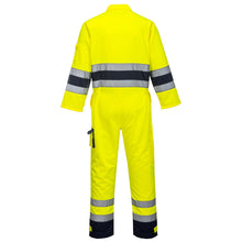 Load image into Gallery viewer, Portwest Nantes Hi-Vis Contrast Work Coverall TX55
