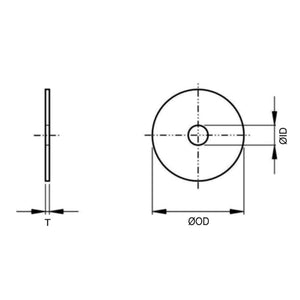 Repair Washer (Penny Washer) Stainless Steel DIN 9021