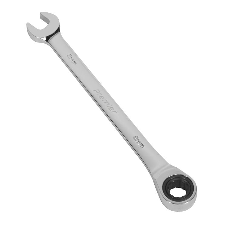 Sealey Ratchet Combination Spanner 8mm (Premier)