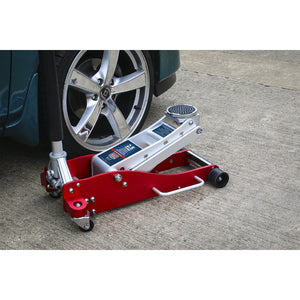 Sealey Trolley Jack 2.5 Tonne Low Profile Aluminium Rocket Lift