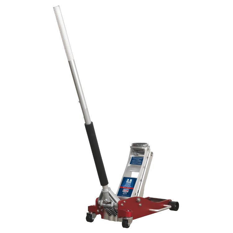 Sealey Trolley Jack 2.5 Tonne Low Profile Aluminium Rocket Lift