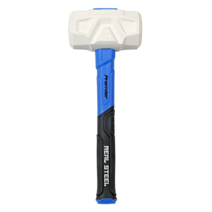 Sealey White Rubber Non-marking Mallet 24oz Fibreglass Shaft (Premier)