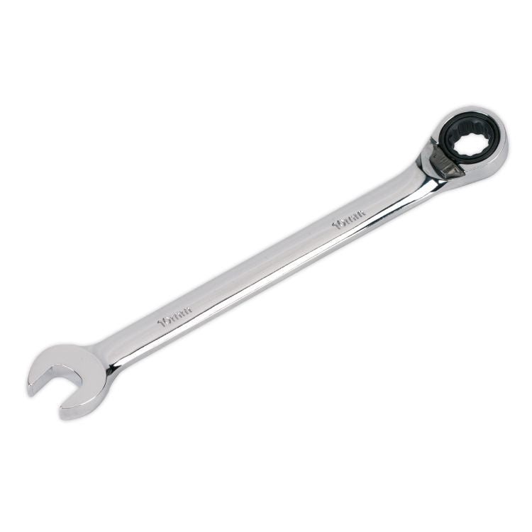 Sealey Reversible Ratchet Combination Spanner 10mm (Premier)