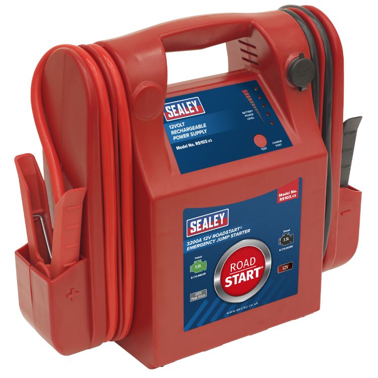 Sealey RoadStart Emergency Jump Starter 12V 3200 Peak Amps