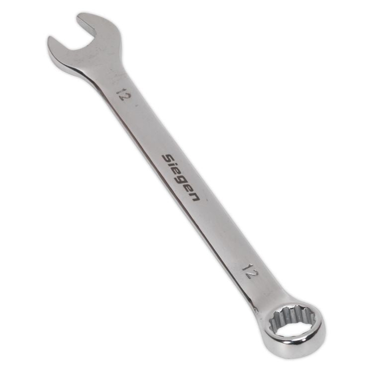 Sealey Combination Spanner 12mm (Siegen) - Hardened/Tempered