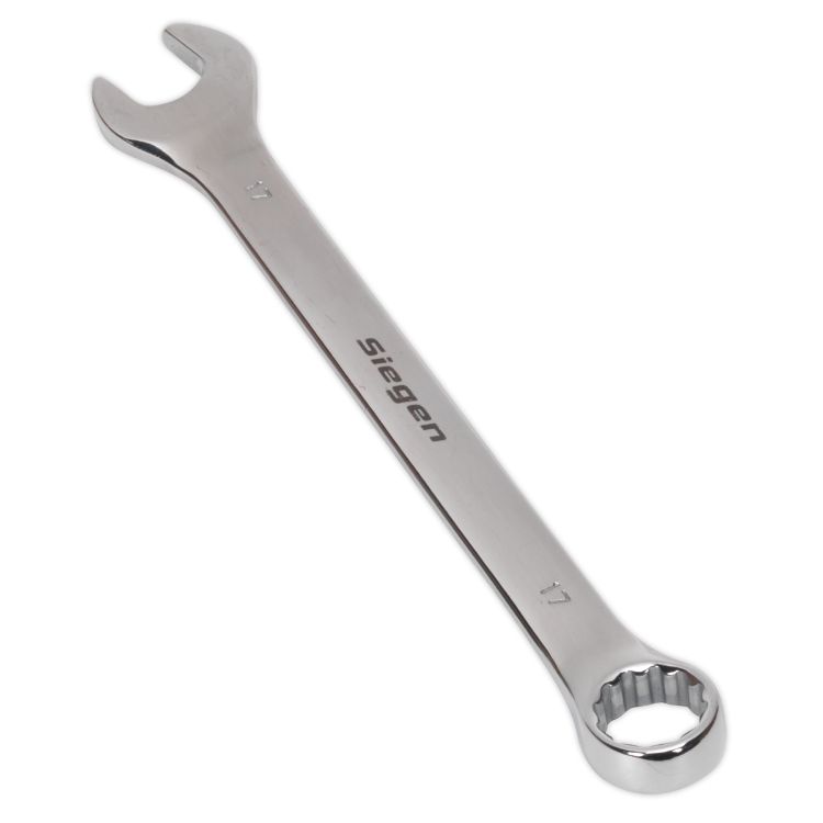 Sealey Combination Spanner 17mm (Siegen) - Hardened/Tempered