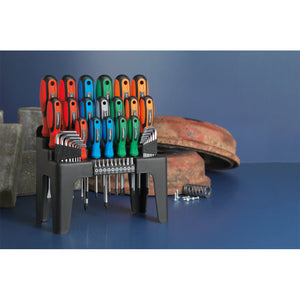 Sealey Screwdriver, Hex Key & Bit Set 44pc (Siegen)