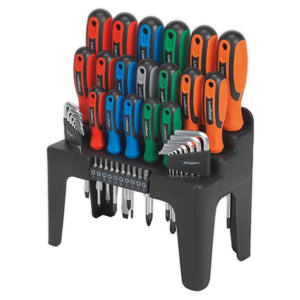 Sealey Screwdriver, Hex Key & Bit Set 44pc (Siegen)