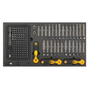 Sealey Tool Tray, Specialised Bits & Folding Hex Keys 192pc (Siegen)