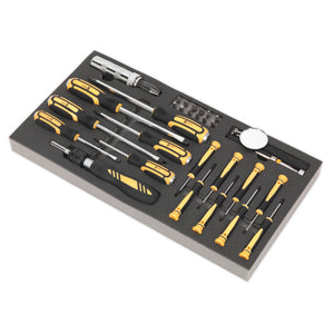 Sealey Tool Tray, Screwdriver Set 36pc (Siegen)