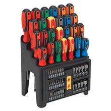 Load image into Gallery viewer, Sealey Screwdriver, Bit &amp; Nut Driver Set 61pc (Siegen)
