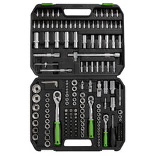 Load image into Gallery viewer, Sealey Socket Set 171pc 1/4&quot;, 3/8&quot; &amp; 1/2&quot; Sq Drive WallDrive Metric (Siegen)
