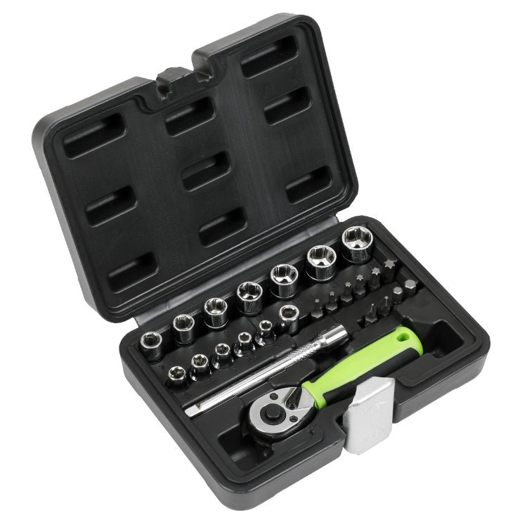 Sealey Socket Set 25pc 1/4