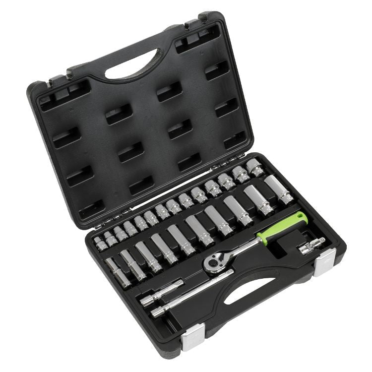 Sealey Socket Set 28pc 3/8