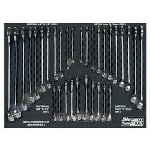 Load image into Gallery viewer, Sealey Combination Spanner Set 32pc - Metric/Imperial (Siegen)
