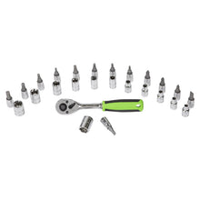 Load image into Gallery viewer, Sealey Socket &amp; Socket Bit Set 27pc 1/4&quot; Sq Drive WallDrive Metric (Siegen)
