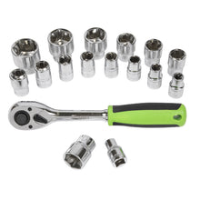 Load image into Gallery viewer, Sealey Socket Set 17pc 1/2&quot; Sq Drive 6pt WallDrive Metric (Siegen)
