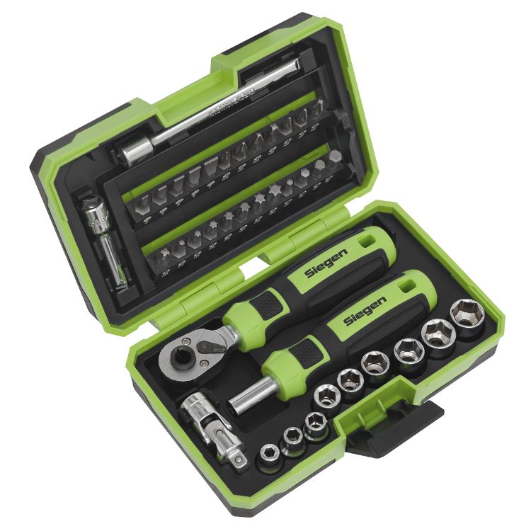 Sealey Socket & Bit Set 38pc 1/4