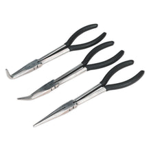 Load image into Gallery viewer, Sealey Needle Nose Pliers Set 3pc 275mm (Siegen)
