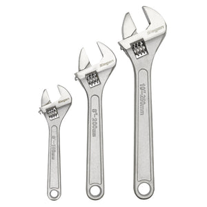 Sealey Adjustable Wrench Set 3pc 150, 200 & 250mm (6", 8" & 10") (Siegen)