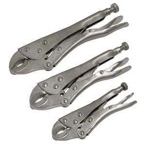 Sealey Locking Pliers Set 3pc (Siegen)