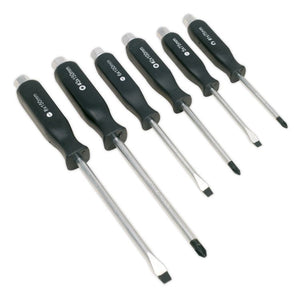 Sealey Screwdriver Set 6pc Hammer-Thru (Siegen)