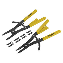 Load image into Gallery viewer, Sealey Circlip Pliers Set Internal/External 400mm (Siegen)
