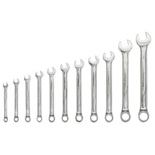 Load image into Gallery viewer, Sealey Combination Spanner Set 11pc in Carry Rack - Metric (Siegen)
