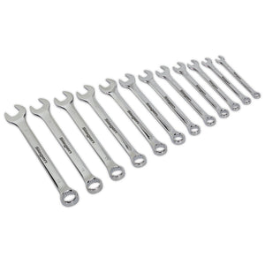 Sealey Combination Spanner Set 12pc in Storage Rack - Metric (Siegen)