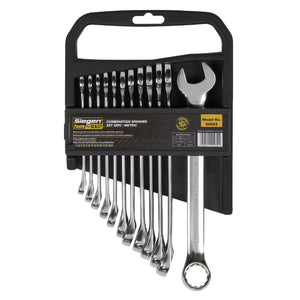 Sealey Combination Spanner Set 12pc in Storage Rack - Metric (Siegen)