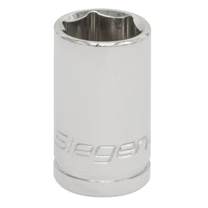 Sealey WallDrive Socket 12mm 3/8" Sq Drive - (Siegen) - 6pt