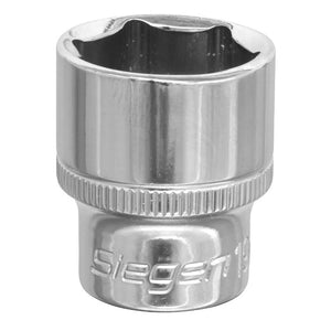 Sealey WallDrive Socket 19mm 3/8" Sq Drive - (Siegen) - 6pt