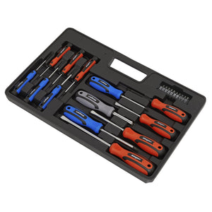 Sealey Soft Grip Screwdriver & Bit Set 23pc (Siegen)