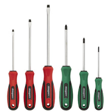 Load image into Gallery viewer, Sealey Soft Grip Screwdriver Set 6pc (Siegen)
