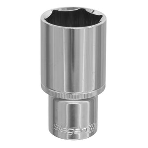 Sealey WallDrive Socket 32mm 1/2" Sq Drive - Deep (Siegen) - 6pt