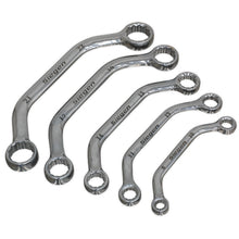 Load image into Gallery viewer, Sealey Obstruction Spanner Set 5pc Metric (Siegen)
