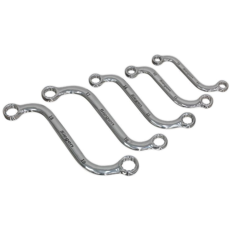 Sealey S-Spanner Set 5pc Metric (Siegen)