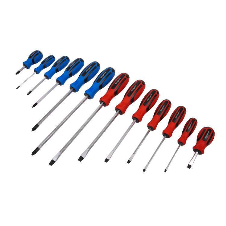 Sealey Screwdriver Set 13pc Hammer-Thru (Siegen)