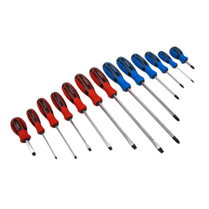 Sealey Screwdriver Set 13pc Hammer-Thru (Siegen)