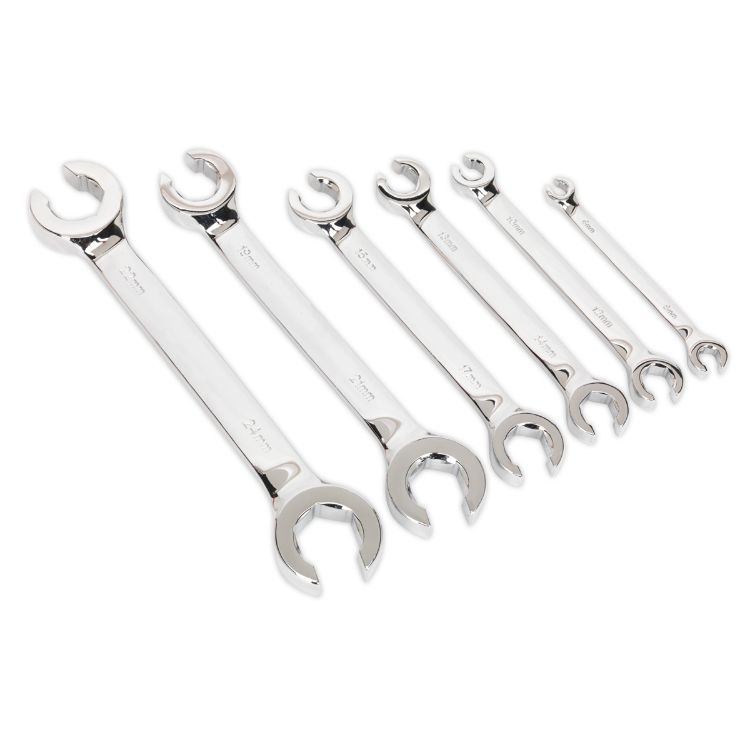 Sealey Flare Nut Spanner Set 6pc Metric (Siegen)