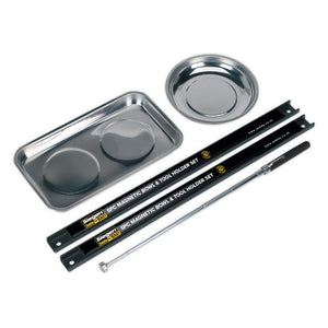 Sealey Magnetic Bowl & Tool Holder Set 5pc (Siegen)