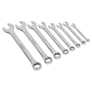 Sealey Combination Spanner Set 8pc - Whitworth (Siegen)