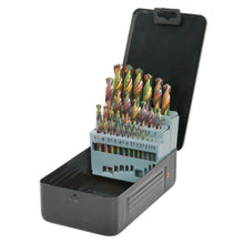 Load image into Gallery viewer, Sealey HSS Drill Bit Set 25pc Edge Ground - Metric DIN 338
