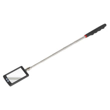 Load image into Gallery viewer, Sealey Telescopic Inspection Mirror 52 x 83mm, 2 LEDs (Siegen)
