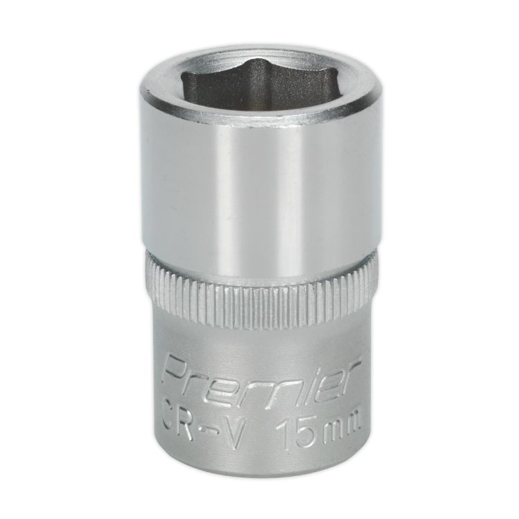 Sealey WallDrive Socket 15mm 1/2