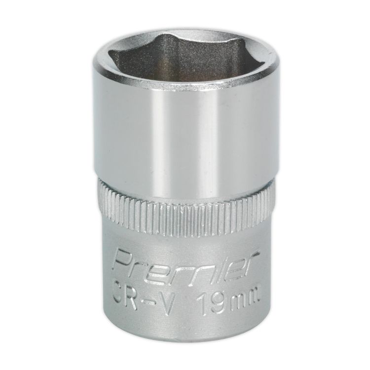 Sealey WallDrive Socket 19mm 1/2