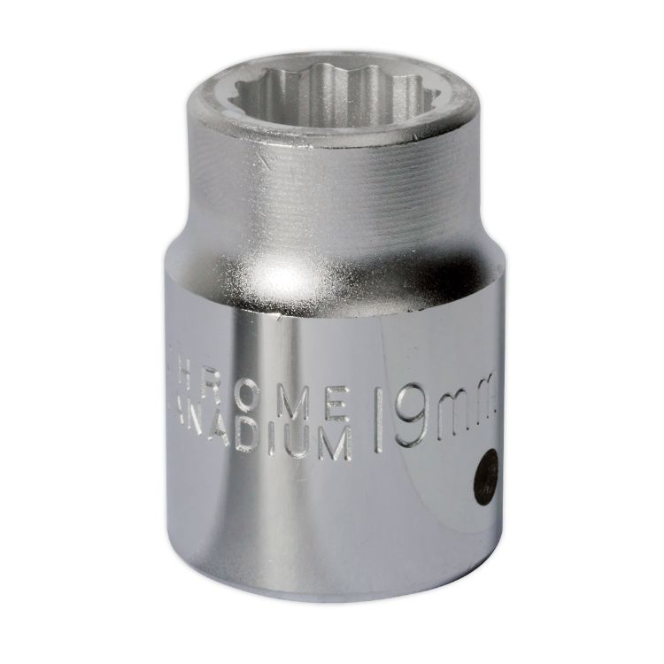 Sealey WallDrive Socket 19mm 3/4