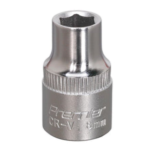 Sealey WallDrive Socket 8mm 3/8" Sq Drive (Premier) - 6pt