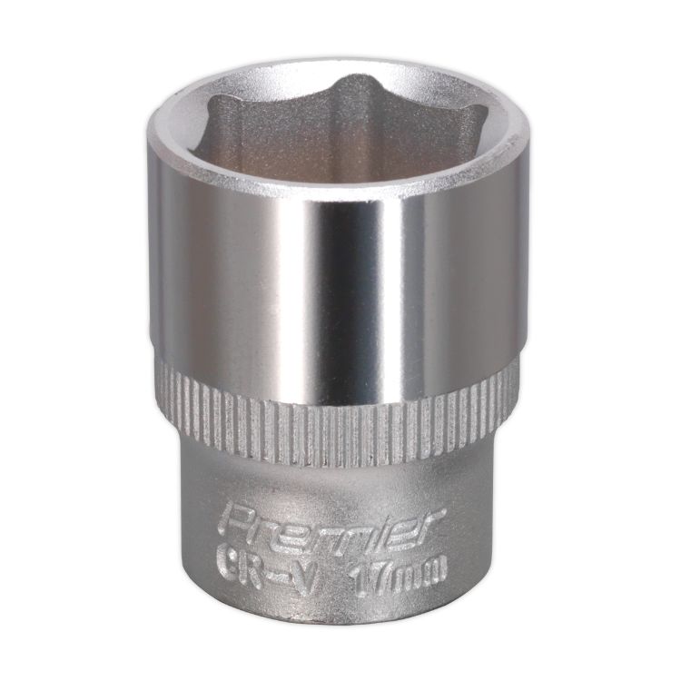 Sealey WallDrive Socket 17mm 3/8