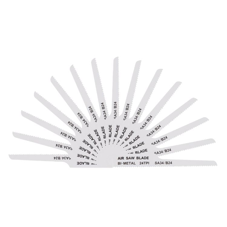 Sealey Air Saw Blade 24tpi - Pack of 15 (SA34/B2415)